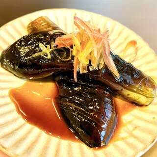 めんつゆで簡単！ナスの焼き浸し